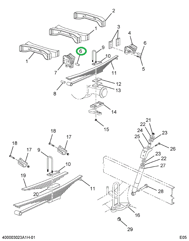 215977R1 BUSHING REBOUND PIN