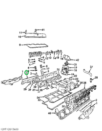216533R3 GASKET  MANIFOLD/ENGINE