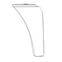 22-37670-000 QUARTER FENDER-SBA,CONV,LH,W/O SIDE FAIR