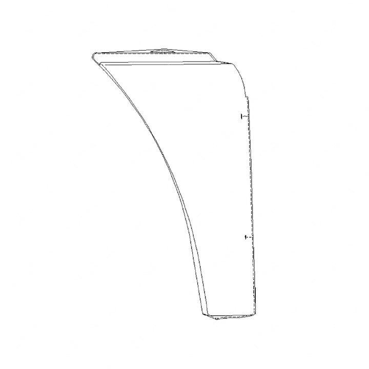 22-37670-001 QUARTER FENDER-SBA,CONV,RH,W/O SIDE FAIR