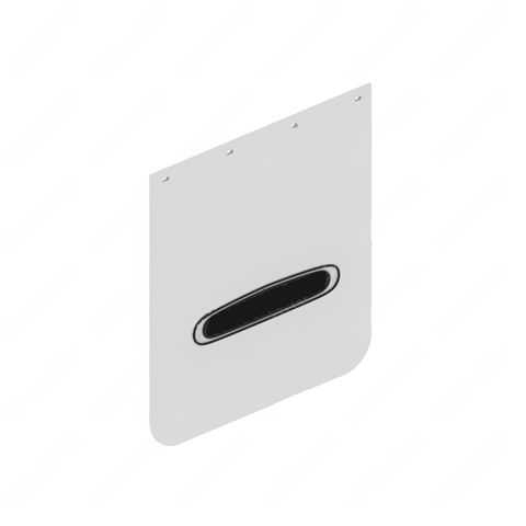 22-45357-002 FLAP-REAR,WHITE POLY,LOGO,30x24