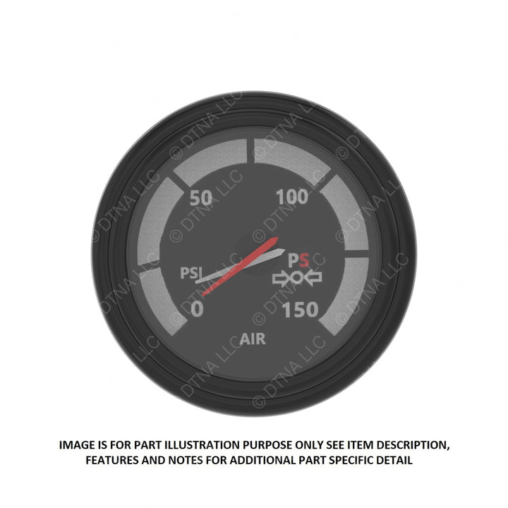 22-46427-000 DUAL AIR PRESS GAUGE