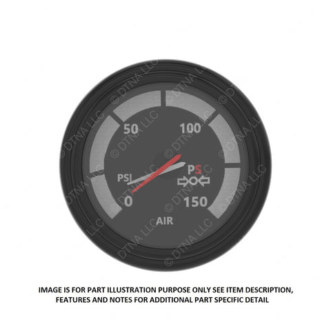 22-46427-000 DUAL AIR PRESS GAUGE