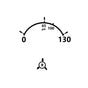 22-48490-006 GAGE-AIR PRES,REAR,US, RED BACK LIT