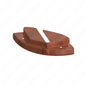 22-49412-002 COVER-BUNK MOUNTING BRACKET,WOODGRAIN,LH