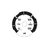 22-53810-000 GAUGE-AIR PRESSURE,PRIM,DR,ICU2,PSI,BLK