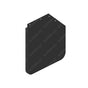 22-61643-443 MUDFLAP-27",MTR2 BLK KON,SG,RH