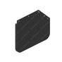 22-61643-463 MUDFLAP-27",MTR3 BLK KON,SG,RH