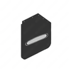 22-61645-243 MUDFLAP-27",MTR2,BLK SYM,SG,RH