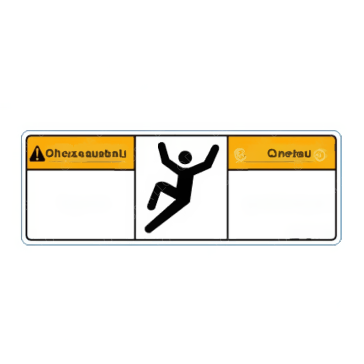 22-64203-002 LABEL WARNING NO STEP FR/ENG