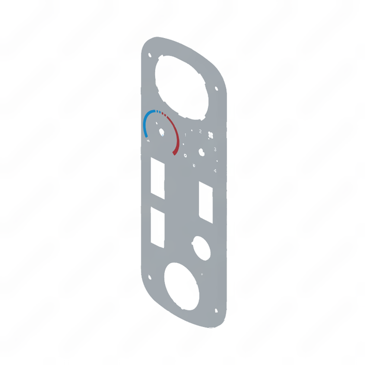 22-69558-023 PANEL-CLOCK,2 DOME LAMP SWITCH,SPEAKER