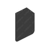 22-69608-022 MUDFLAP,PLASTIC,BLACK,NOLOGO,30 IN,MTR1,
