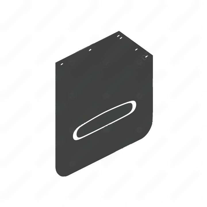 22-69608-261 MUDFLAP,PLASTIC,BLACK,LOGO,24 IN,MTR3,RH