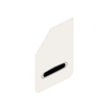 22-69608-313 MUDFLAP-27",PLASTIC,WHITE,LH,LOGO