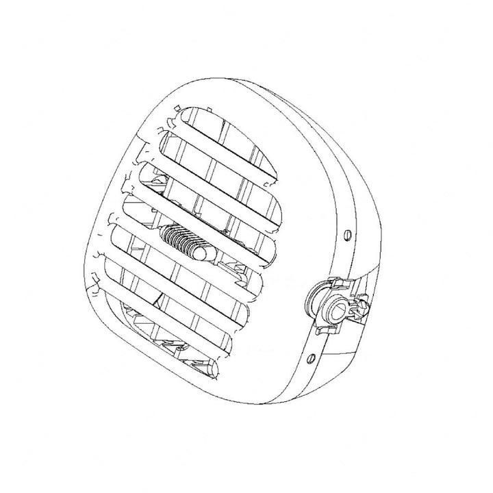 22-69625-001 VENT-DASH,CENTER,RH