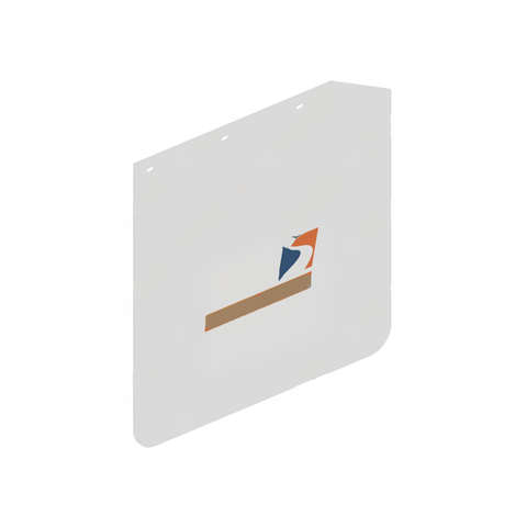 22-76379-003 MUDFLAP-SNI LOGO,WHITE,RH 27