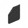 22-79217-002 MUDFLAP,PLASTIC,BLACK,NOLOGO