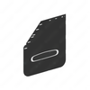 22-79217-210 MUDFLAP,PLASTIC,BLACK,LOGO