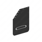 22-79217-211 MUDFLAP,PLASTIC,BLACK,LOGO