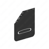 22-79217-212 MUDFLAP,PLASTIC,BLACK,LOGO