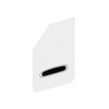 22-79217-311 MUDFLAP,PLASTIC,WHITE,LOGO