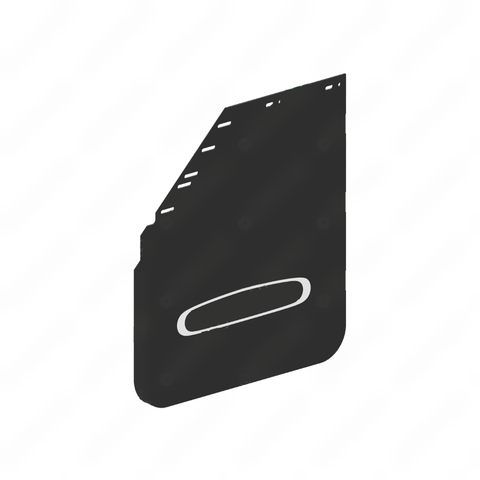 22-79237-202 MUDFLAP 27,MTR,BLK SYM,SG,LH