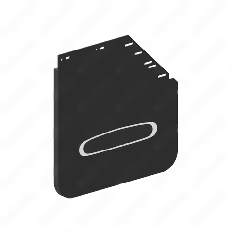 22-79237-210 MUDFLAP 24,MTR,BLK SYM,SG,RH