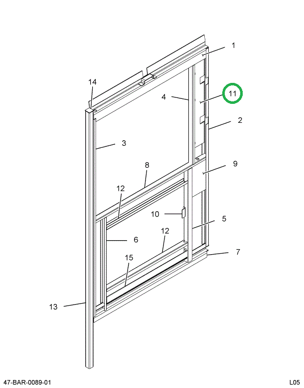 2201068C2 Bracket 3 Point Seat Belt
