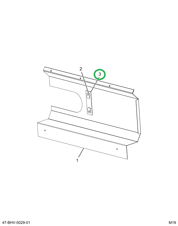 2201350C1 Plate Light Bar Fe/re