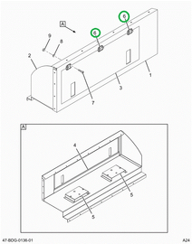 2201383C1 HINGE  DOOR*W/ DETENT AT 120 &