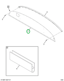2201554C6 Panel, Bulkhead, W/ Light Moni