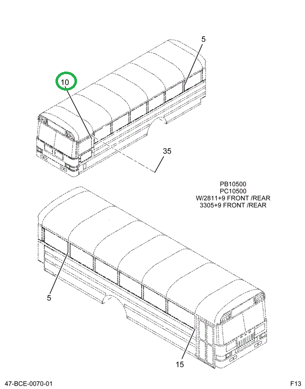 2201574C4 WINDOW,CAP , POST DRIVERS WIND