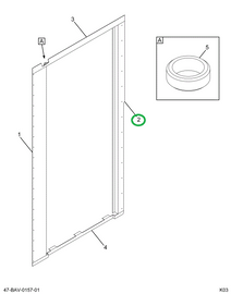 2201582C3 Casing Assy, Post Entrance Doo