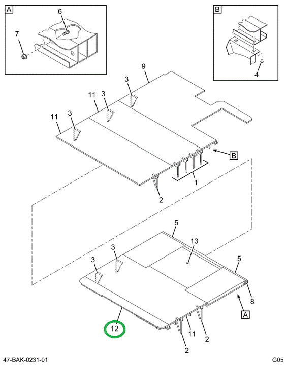 2202108C1 FLOORSCT,FLOOR-SECTION  REAR*