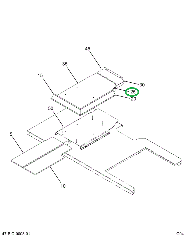 2202266C4 Panel, Floor Driver Steel