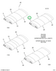 2202331C2 Headliner, Cab Roof, Front