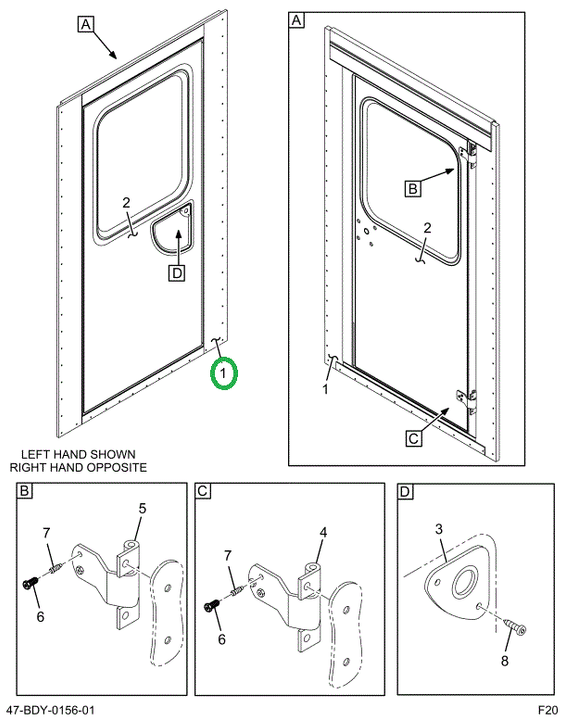 2202675C2 Frame, Door, Side, Emergency,