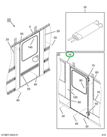 2202798C2 Trim Left Aft Offset Side Emer