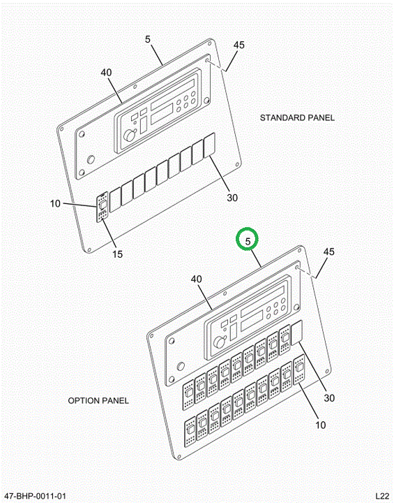 2202853C2 Panel Switch Csl Ovhd W/mobile