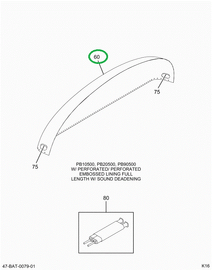 2202898C8 Cap, Rear W/destination Sign A