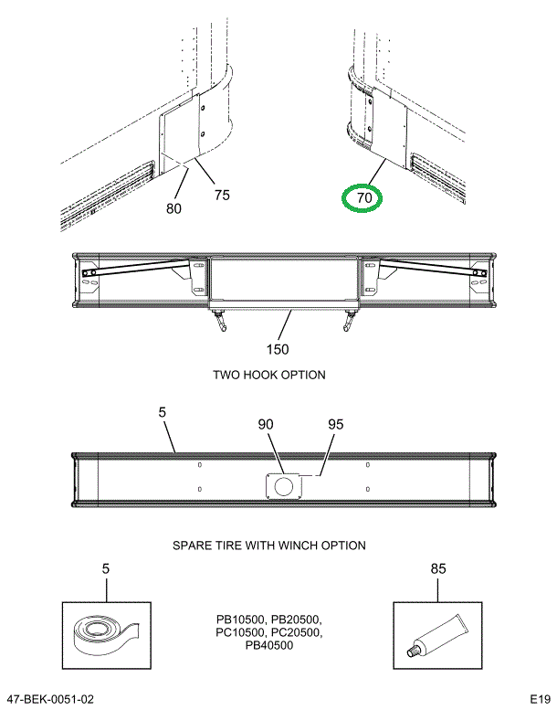 2202918C2 END  CAP  BUMPER L