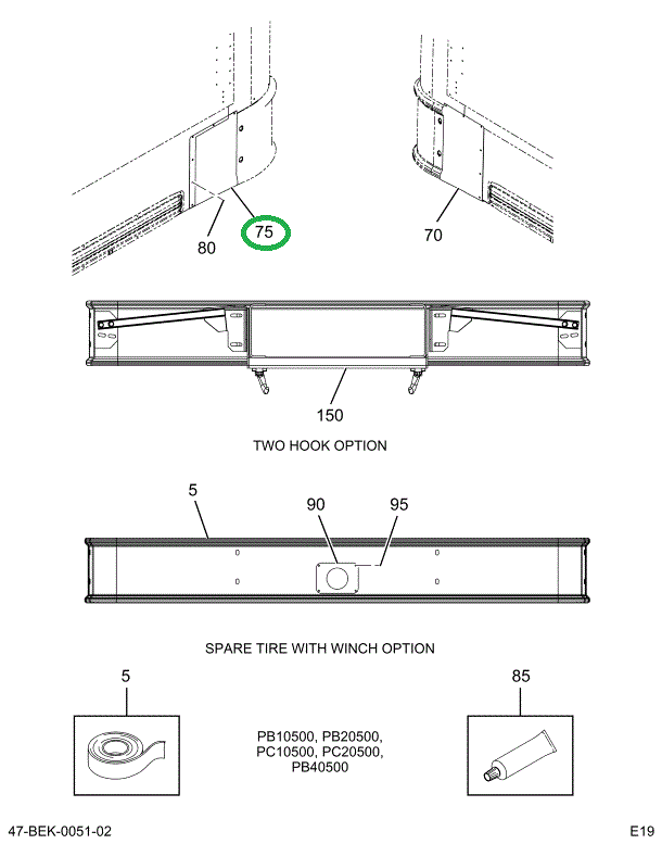 2202919C2 END  CAP  BUMPER R