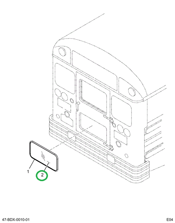 2203481C2 GLASS DOOR RR BOT LAMI 52% BRZ