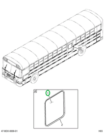 2203707C1 Glass, 49% Gray Tint Side Emer