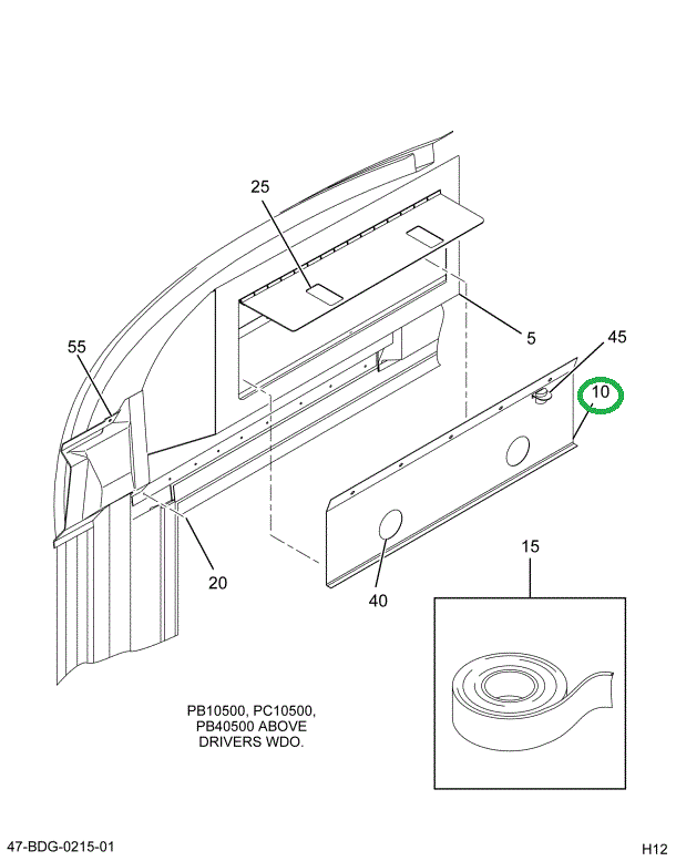 2203709C3 PANEL  COMPARTMENT WIRE HARNES