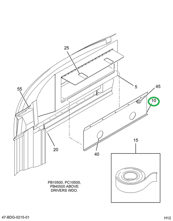 2203709C3 PANEL  COMPARTMENT WIRE HARNES