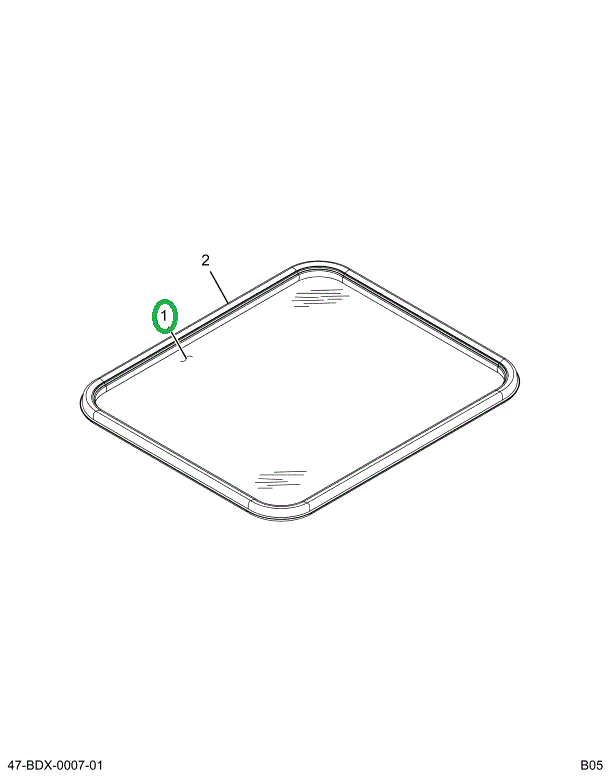 2203715C1 Glass, Clear Tempered Side Eme