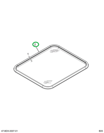 2203723C2 Seal Storm Window Glass Side E