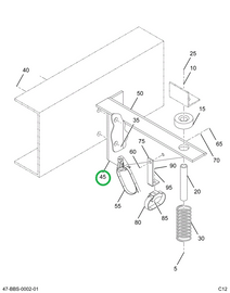 2203745C7 Outrigger, Front, Bus Body