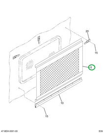 2203828C3 Guard Assembly, Glass Back Up